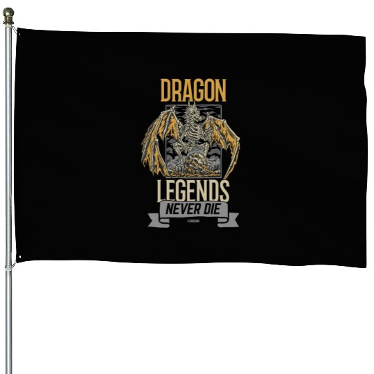 Dragon Legends Never Die House Flags
