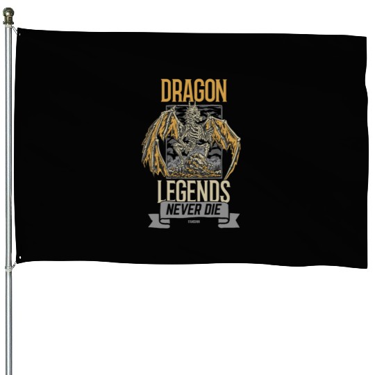 Dragon Legends Never Die House Flags