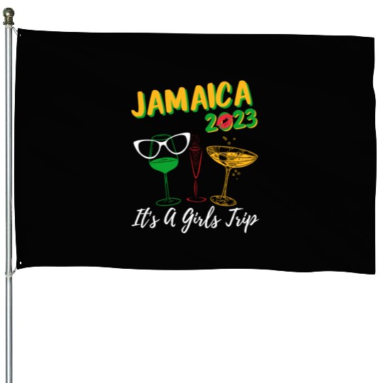 Jamaica 2023 It's A Girls Trip Bachelorette Party House Flags