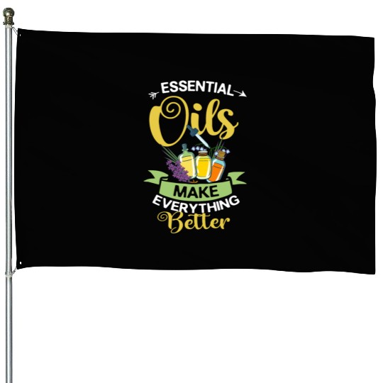Essential Oil Diffuser Peppermint Aromatherapy House Flags