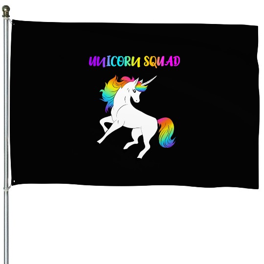 Unicorn Squad House Flags