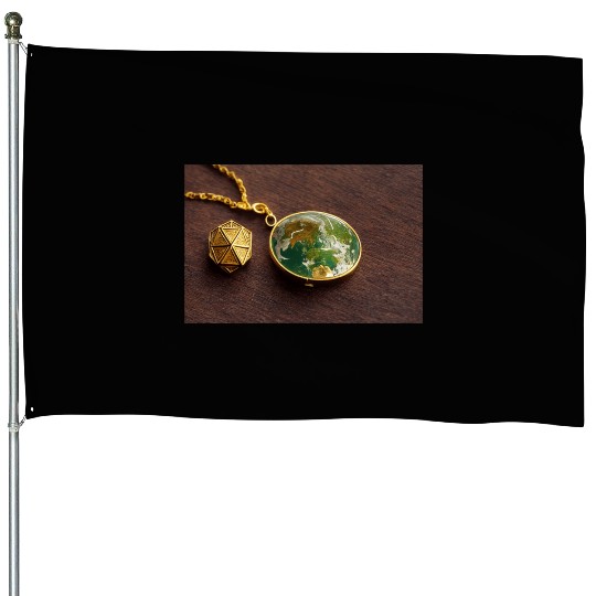 The Earth Amulet House Flags