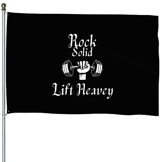 Rock Solid (Gym/weightLlifting) House Flags