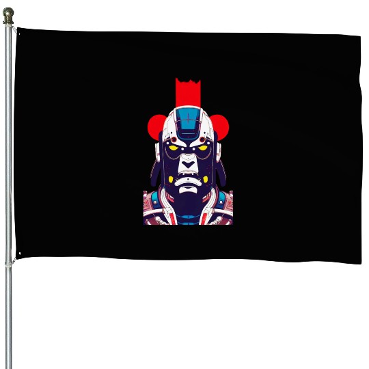 Gorilla Samurai House Flags