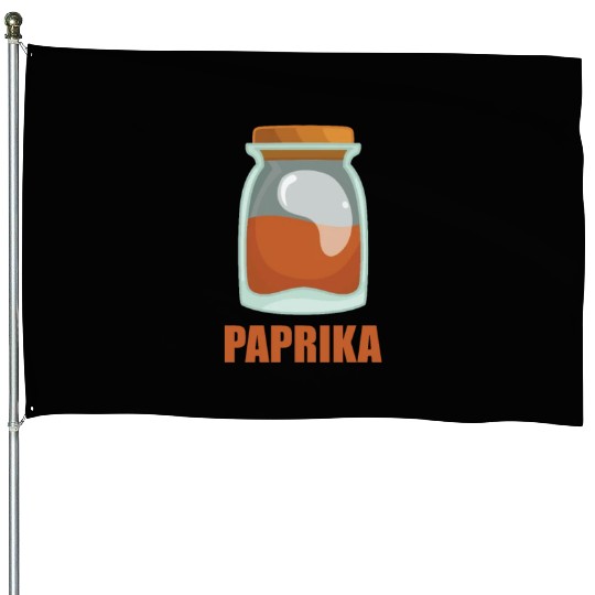 Paprika Spice Flavor Food Cooking House Flags