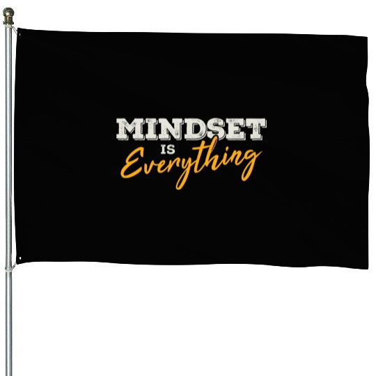 Growth Mindset Entrepreneur Teacher Fitness House Flags
