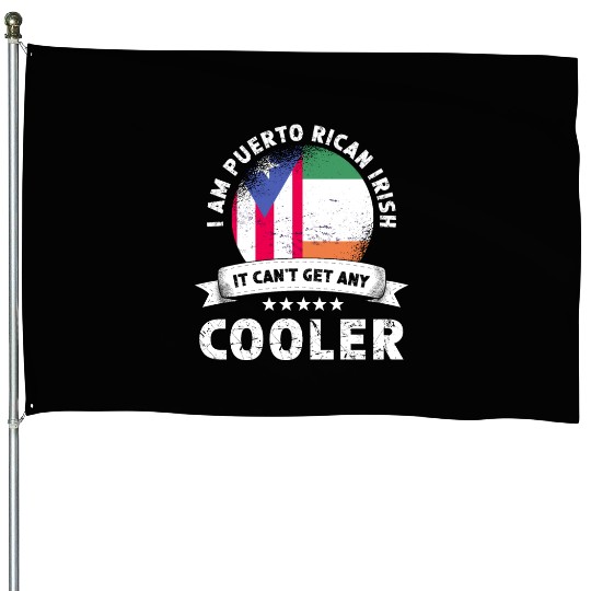 Puerto Rico Flag Ireland Grown Patriot Country House Flags