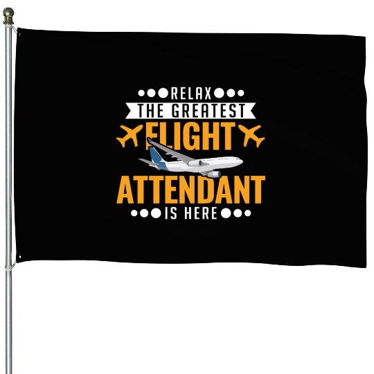 Flight Attendant Gift Stewardess House Flags