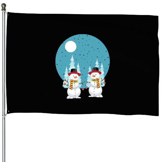 Enjoy night House Flags