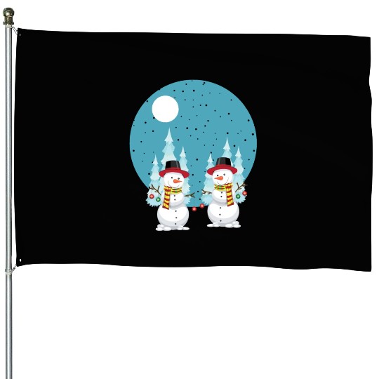 Enjoy night House Flags