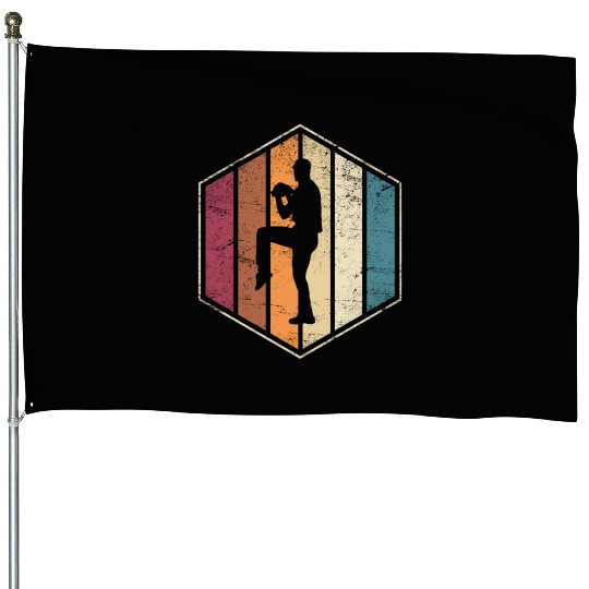 Baseball Pitcher Pitching Closer Relief Softball L House Flags