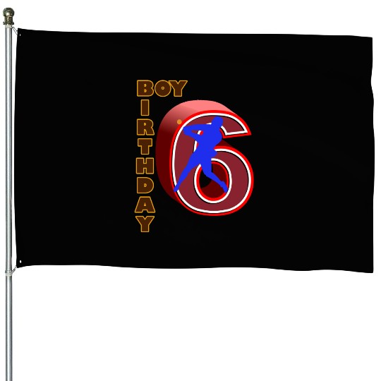 Birthday boy 1 House Flags