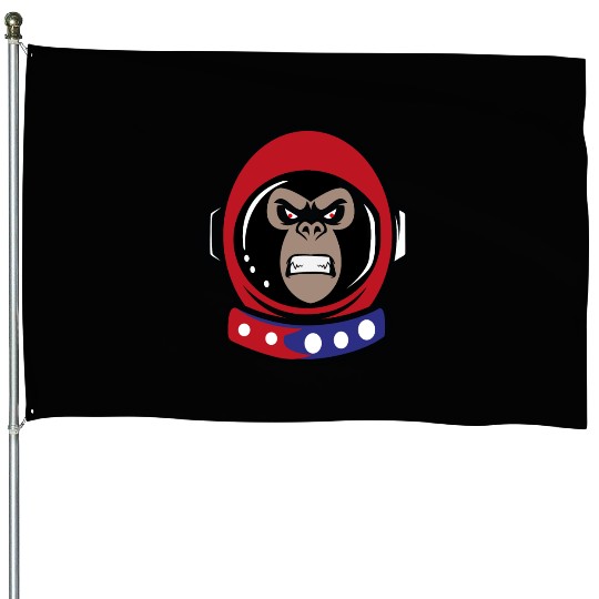 Angry Monkey House Flags