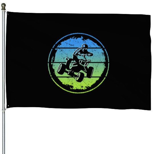 ATV Bike Offroad 4 wheeler Quad House Flags