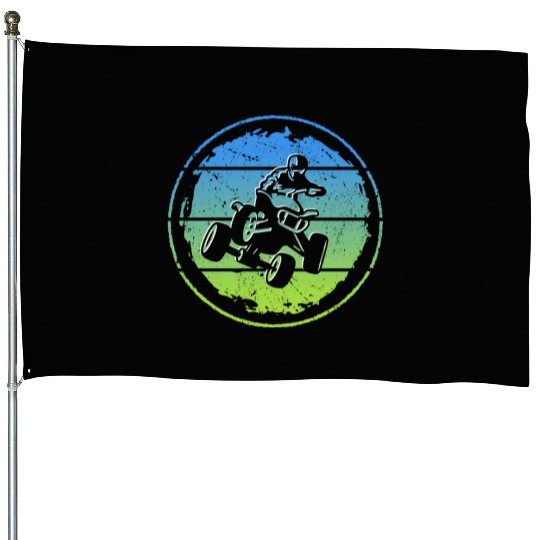 ATV Bike Offroad 4 wheeler Quad House Flags