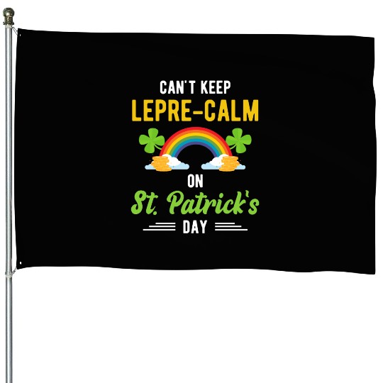 Funny St. Paddy Shenanigans Can't Keep Lepre-Calm House Flags
