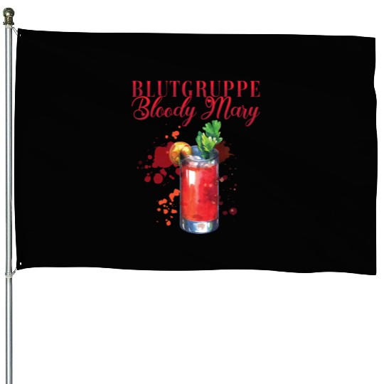 Blutgruppe Bloody Mary Cocktail for Bartender House Flags