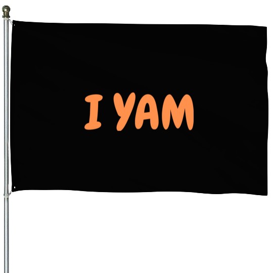 I yam my sweet potato for matching couple thanksgi House Flags