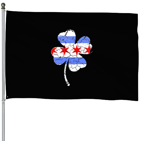 Chicago Southside Irish St Patricks Day 2019 House Flags