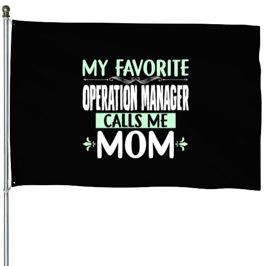 Mother Best Business Manager House Flags