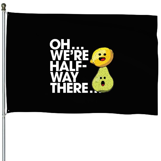 Lemon on a Pear House Flags