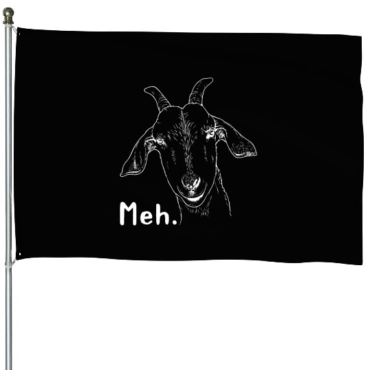 Goat Whisperer Funny Animal House Flags
