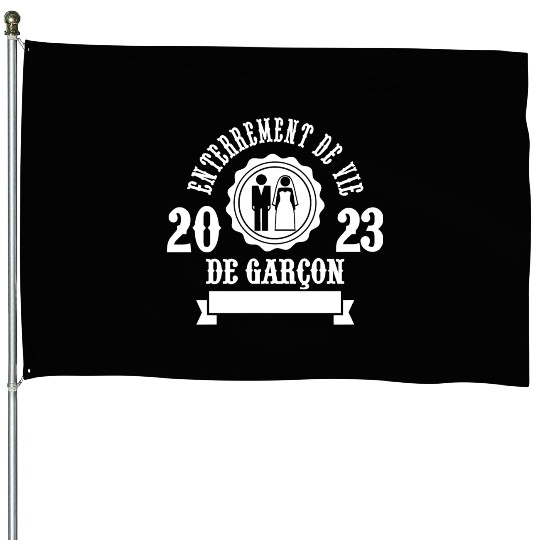 Bachelor Party 2023 - groom Game Over Wedding House Flags