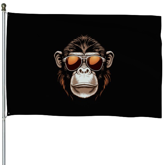 Monkey Face House Flags