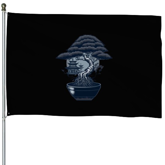 Bonsai Tree House Flags
