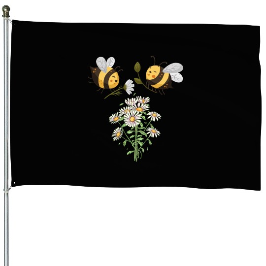 Marguerites Daisy Summer Daisies Flower Garden House Flags