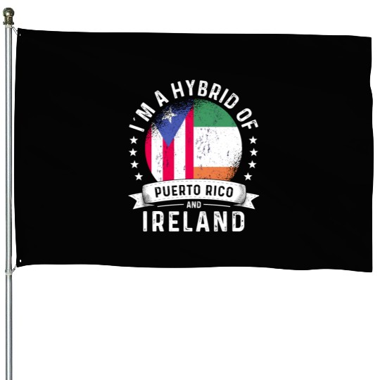 Puerto Rico Flag Ireland Grown Country Flags House Flags
