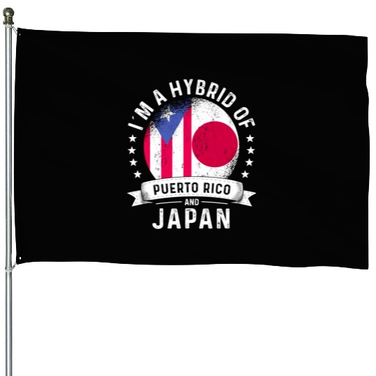 Puerto Rico Flag Japan Grown Country Flags House Flags