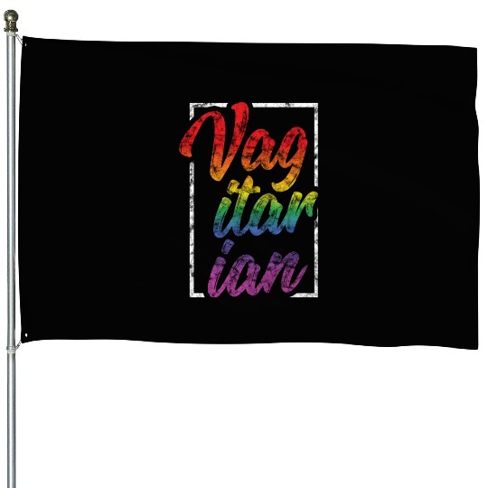 LGBT Gay Pride Lesbian Vagitarian Vegetarian House Flags