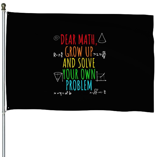 Math Teacher Life 100 Days Of School House Flags