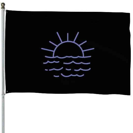 Here Comes The Sun House Flags