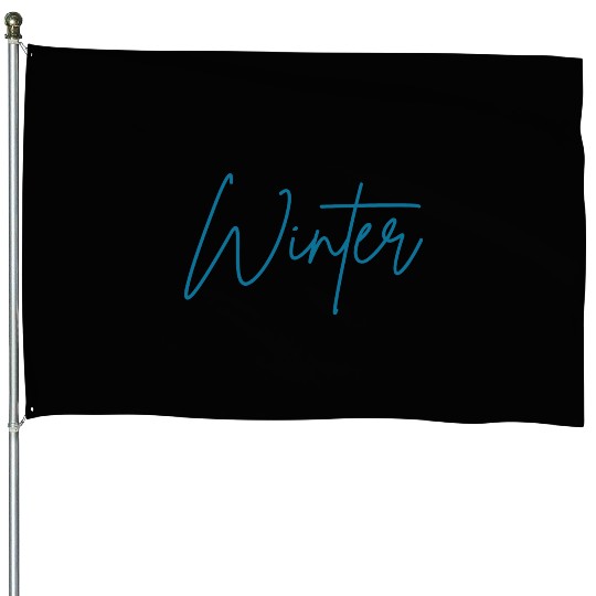 Winter, New Year House Flags