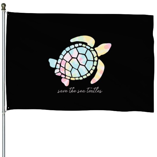 Save The Turtles Sksksk & I Oop For Women Girls An House Flags
