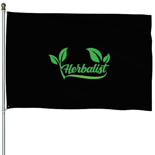 Herbalist Herb Herbalism Herbs Gardening House Flags