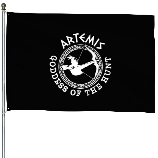Artemis God, Greek God House Flags