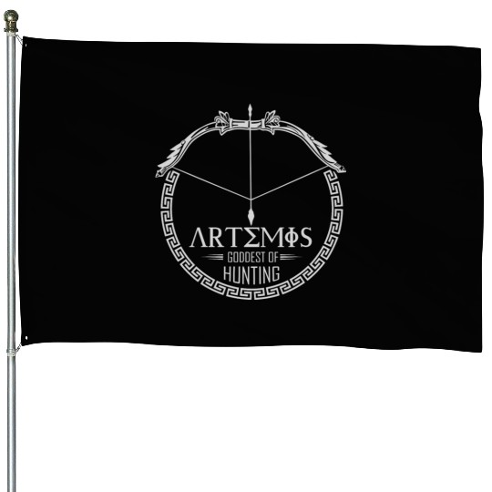 Artemis God, Greek God House Flags