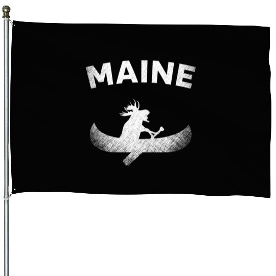 Maine , Paddling Moose House Flags