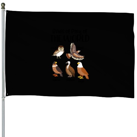 Birds of Prey Of The World House Flags