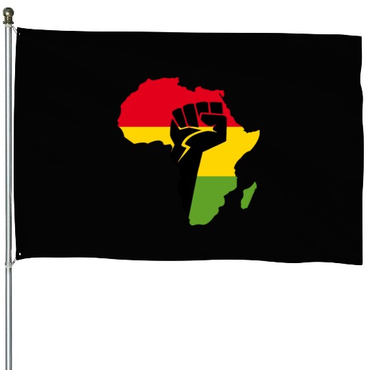African Black Power House Flags