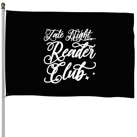 Late Night Reader Club House Flags