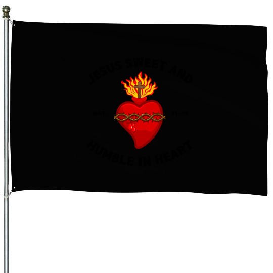 Sacred Heart of Jesus House Flags