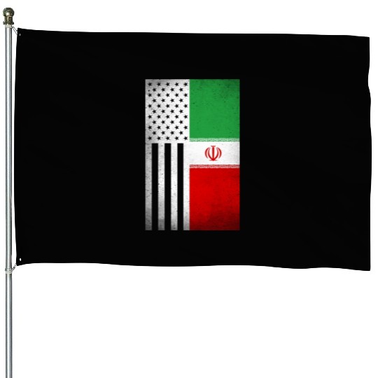Iran Design for proud Iranian Americans House Flags