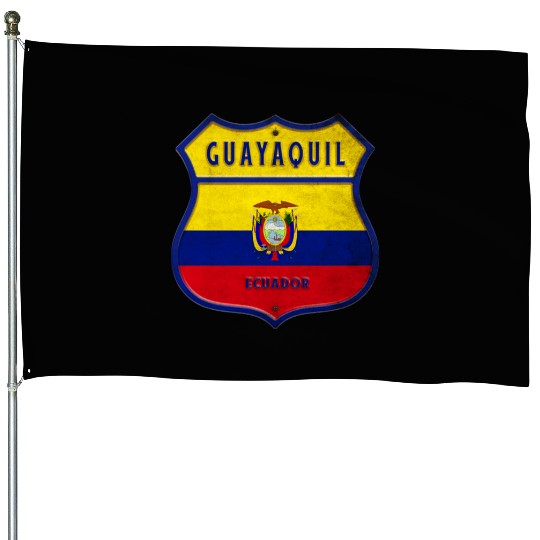 Guayaquil Ecuador coat of arms flag design House Flags