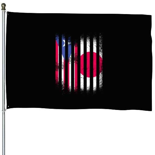 Puerto Rico Flag Japan Grown Country Flags Stripes House Flags