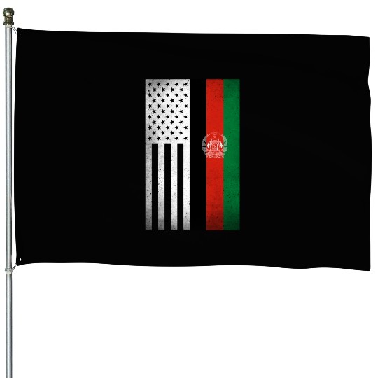Afghanistan Design for proud Afghan Americans House Flags
