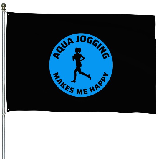 Deep Water Aqua jogging Pool Running Fitness House Flags
